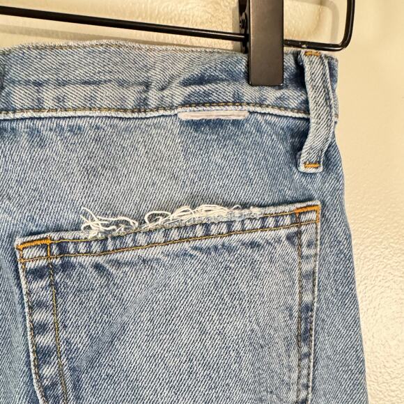 Boyish Kirby Jeans Womens Size 26 The Birds Blue Denim Mid Rise Straight Leg - Picture 7 of 12